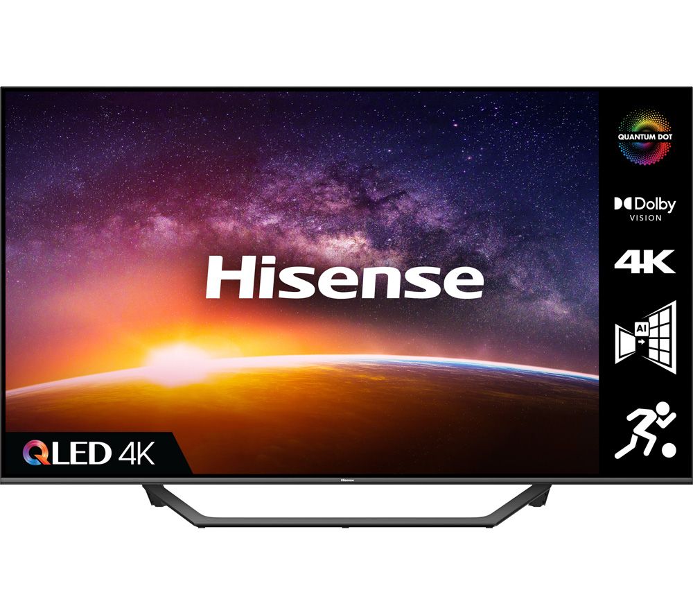 55" HISENSE 55A7GQTUK Smart 4K Ultra HD HDR LED TV with Alexa & Google Assistant