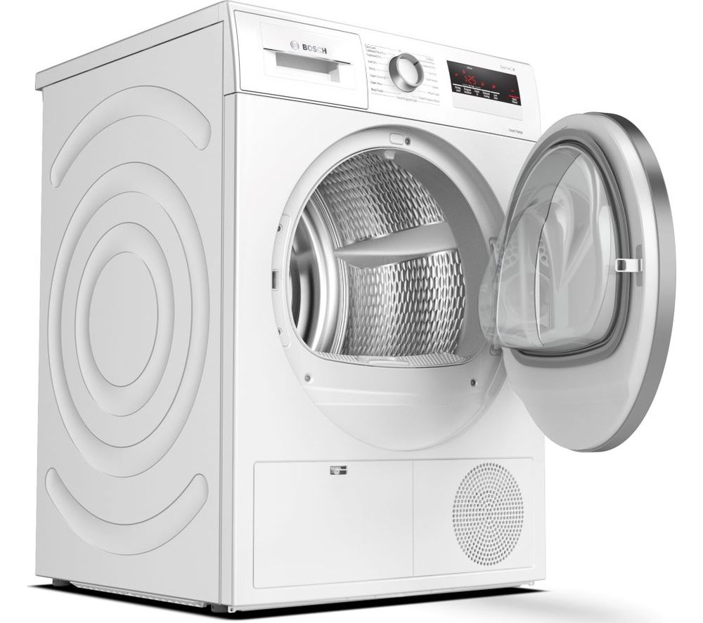 BOSCH Serie 4 WTH85222GB 8 kg Heat Pump Tumble Dryer - White, White