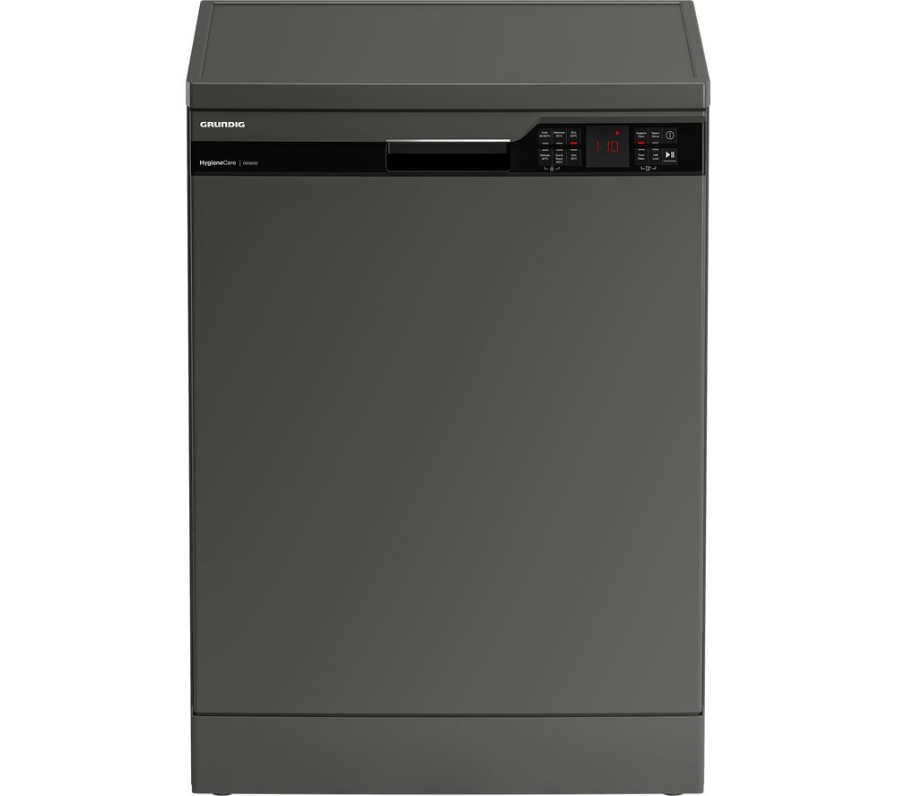 GRUNDIG GNFP3440G Full-size Dishwasher - Graphite, Graphite