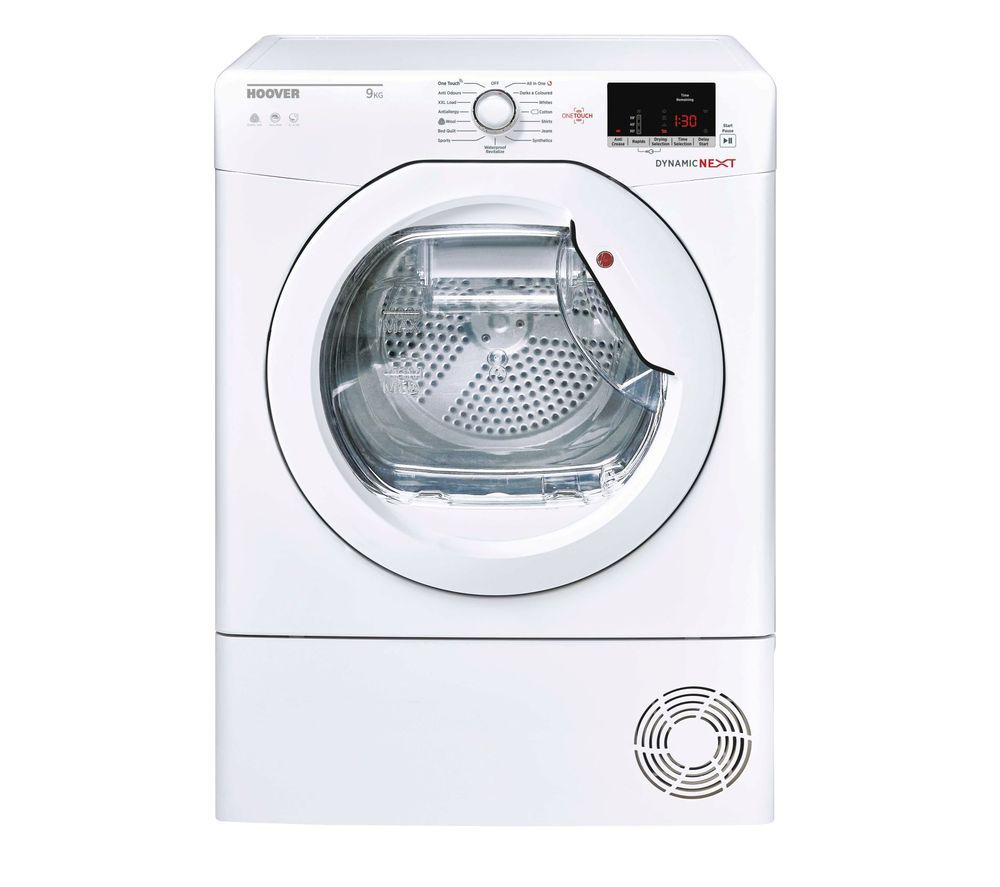HOOVER Dynamic Next DX C9DE WiFi-enabled 9 kg Condenser Tumble Dryer - White, White
