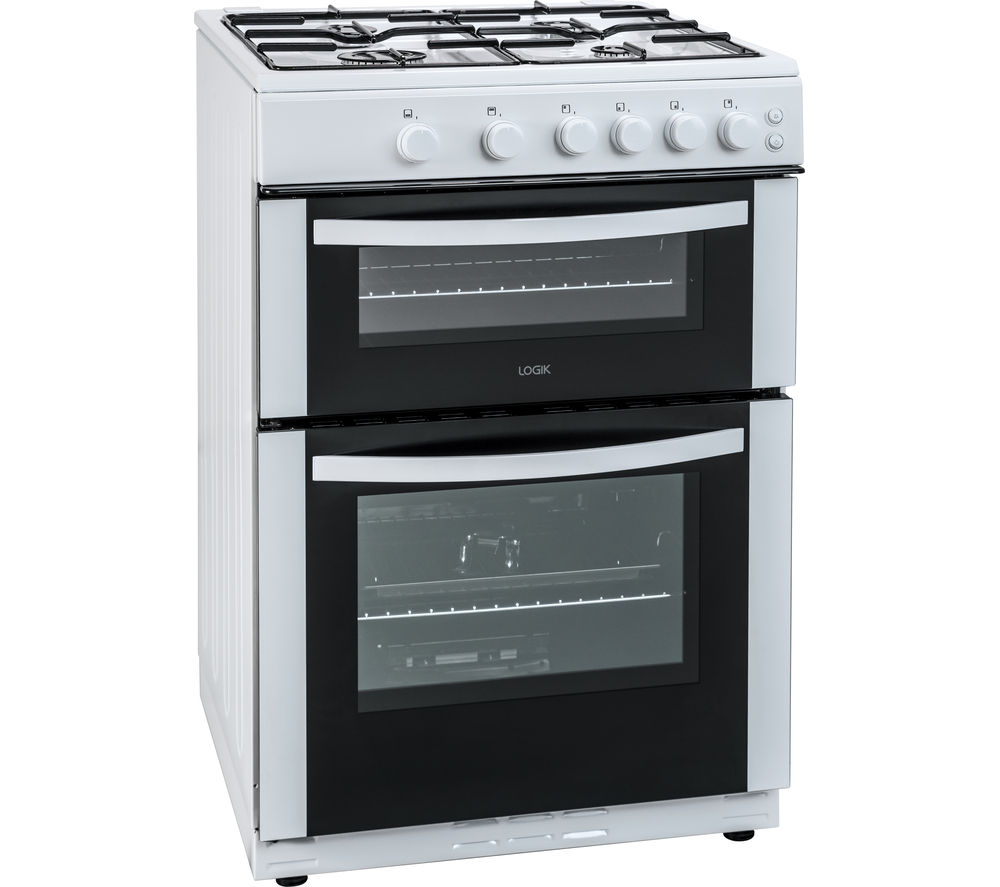 LOGIK LFTG60W16 60 cm Gas Cooker - White, White