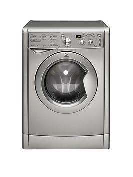 Indesit Iwdd75145Sukn 7Kg Wash, 5Kg Dry, 1400 Spin Washer Dryer - Silver