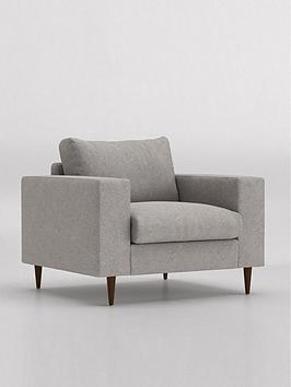 Swoon Evesham Original Fabric Armchair - Soft Wool