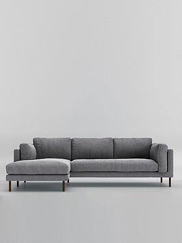 Swoon Munich Fabric Left Hand Corner Sofa - Smart Wool