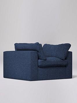 Swoon Seattle Original Fabric Armchair - Soft Wool