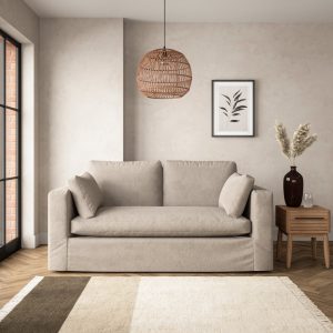 Alnwick Soft Cotton 2 Seater Sofa Soft Cotton Chateau Grey