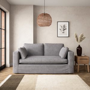 Alnwick Soft Cotton 2 Seater Sofa Soft Cotton Dove Grey