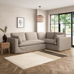 Alnwick Soft Cotton Corner Sofa Soft Cotton Chateau Grey