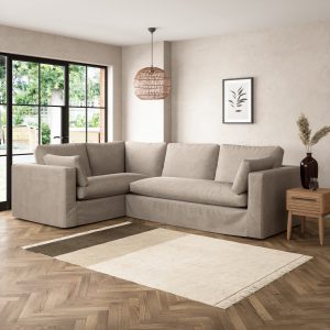 Alnwick Soft Cotton Corner Sofa Soft Cotton Chateau Grey