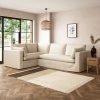 Alnwick Soft Cotton Corner Sofa Soft Cotton White Sand