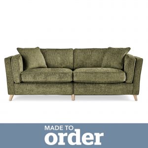 Arabella 4 Seater Sofa Vintage Chenille Green