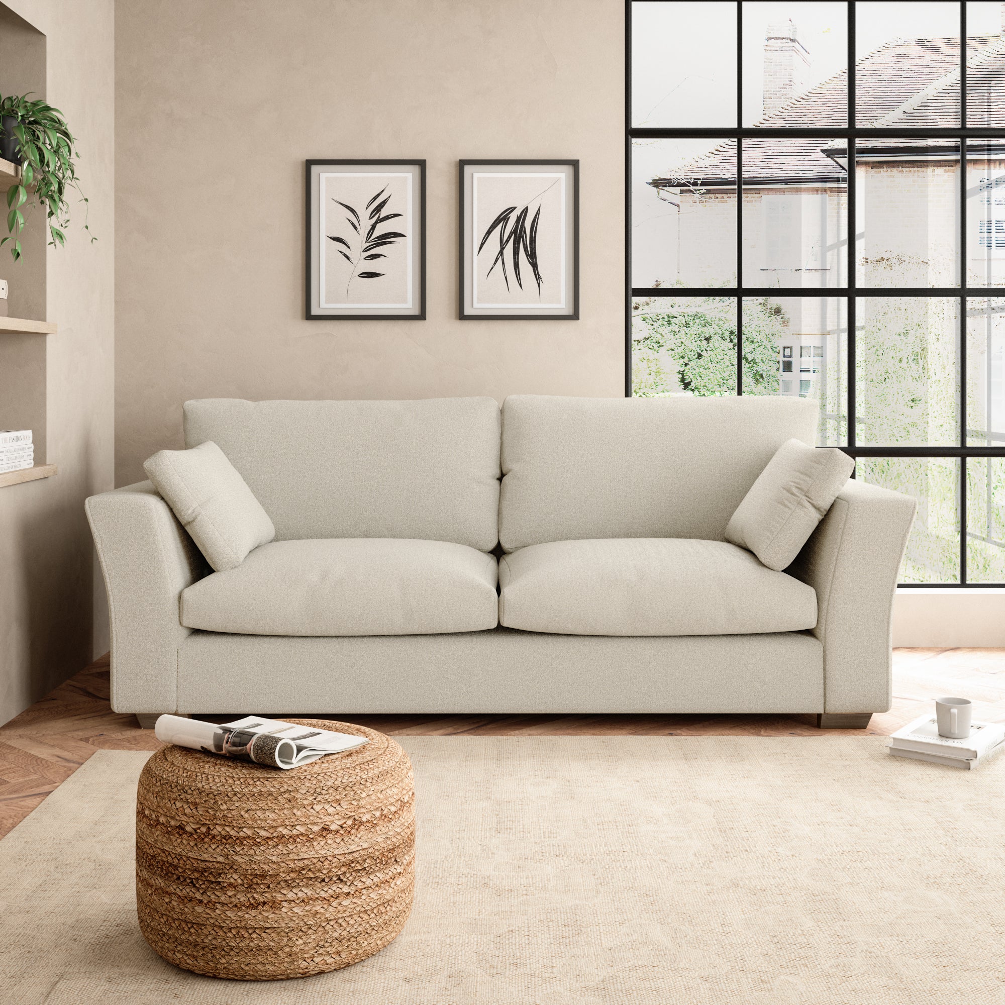Blakeney Cosy Marl 4 Seater Sofa Cosy Marl Chateau Grey
