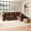 Blakeney Luxury Velvet Corner Chaise Sofa Luxury Velvet Pinecone