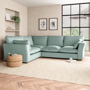 Blakeney Luxury Velvet Corner Sofa Luxury Velvet Lilypad