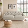 Canterbury Cosy Marl 3 Seater Sofa Grey