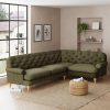 Canterbury Cosy Marl Right Hand Corner Sofa Cosy Marl Olive