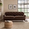 Canterbury Luxury Velvet 3 Seater Sofa Luxury Velvet Pinecone