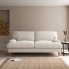 Darwin Slub Cotton Blend 3 Seater Sofa Slub Cotton Sandstone