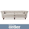 Jaipur 4 Seater Sofa Vintage Chenille Brown