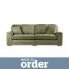 Morello 4 Seater Sofa Vintage Chenille Green