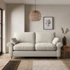 Salisbury Cosy Marl 2 Seater Sofa Light Grey