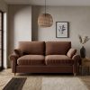Salisbury Luxury Velvet 2 Seater Sofa Bed Brown