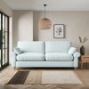 Salisbury Slub Cotton Blend 4 Seater Sofa Slub Cotton Light Mineral