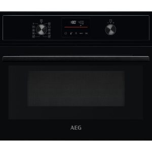 AEG 3000 CombiQuick KMX365060B Built-in Combination Microwave - Black, Black