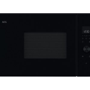 AEG OB6SM171DB Built-in Compact Solo Microwave - Black, Black