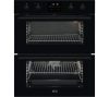 AEG SurroundCook DUB535060B Electric Built-under Double Oven - Black, Black