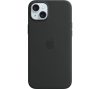 APPLE iPhone 15 Plus Silicone Case with MagSafe - Black, Black