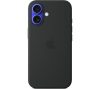 APPLE iPhone 16 Silicone Case with MagSafe - Black, Black