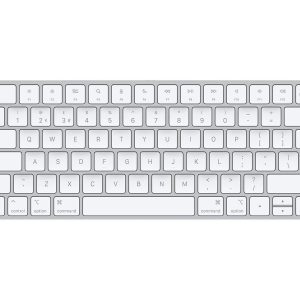APPLE Magic Wireless Keyboard - White & Silver, White,Silver/Grey