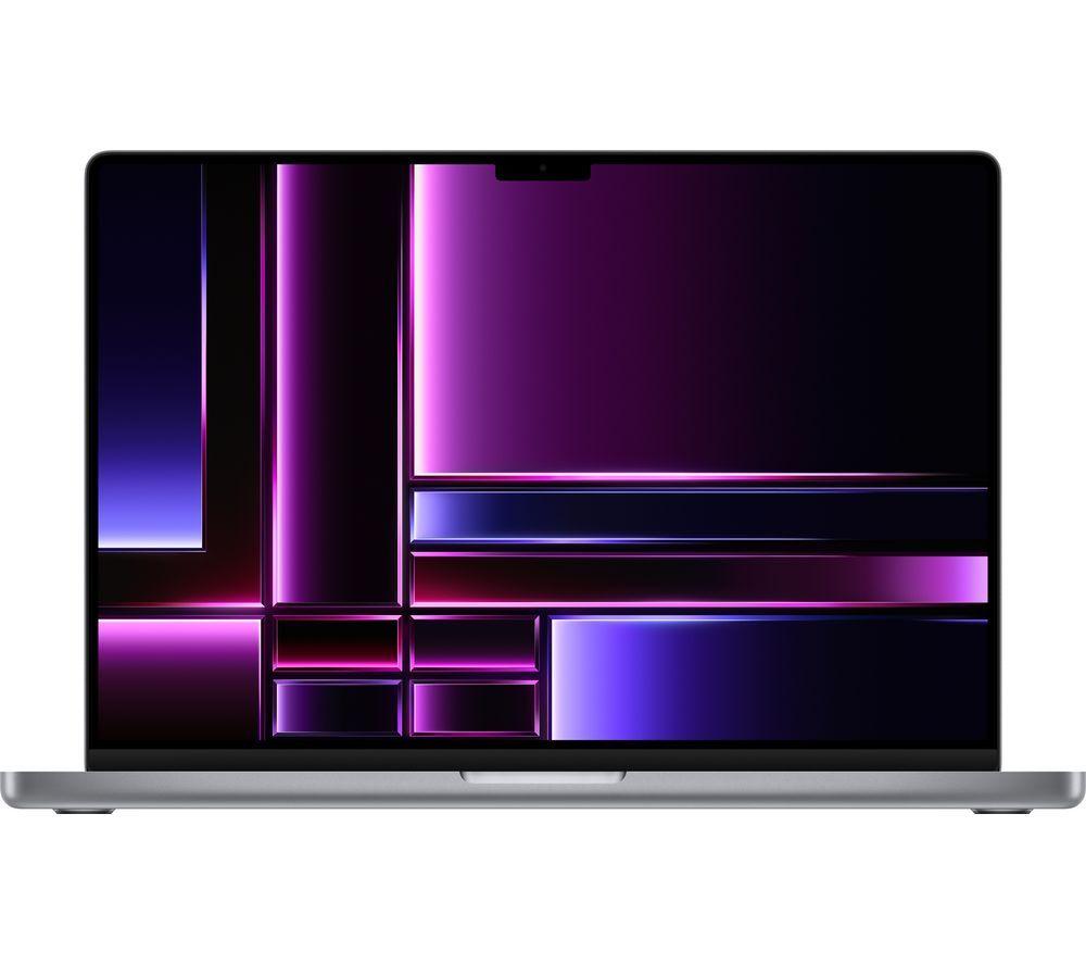 APPLE Refurbished MacBook Pro 16" (2023) - M2 Pro, 512 GB SSD, Space Grey (Very Good Condition), Silver/Grey