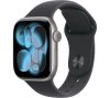 APPLE Watch Series 11 - 42 mm Space Grey Aluminium Case with Black Sport Band, M/L, Silver/Grey,Black