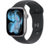 APPLE Watch Series 11 Cellular - 46 mm Space Grey Aluminium Case with Black Sport Band - M/L, Black,Silver/Grey