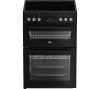 BEKO AeroPerfect FDCA6732CK 60 cm Electric Ceramic Cooker - Black, Black