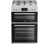 BEKO FDD6231W 60 cm Dual Fuel Cooker - White, White