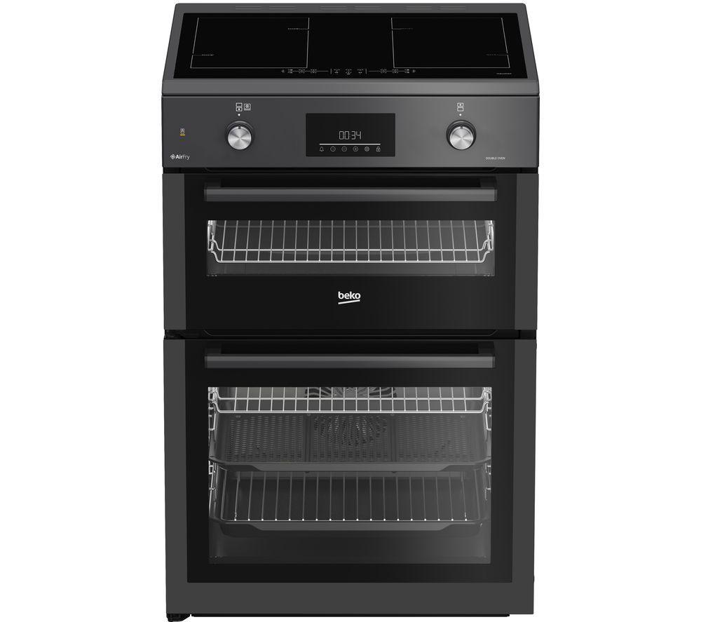 BEKO FDIA6731FCA 60 cm Electric Induction Cooker - Black, Silver/Grey