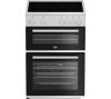 BEKO FTC6701W 60 cm Electric Ceramic Cooker - White, White