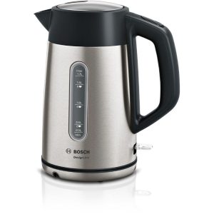BOSCH DesignLine Plus TWK4P440GB Cordless Jug Kettle - Stainless Steel, Stainless Steel