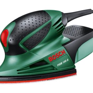 BOSCH PSM 100 A Multi-pad Sander - Green & Black