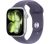 APPLE Watch Series 11 – 46 mm Silver Aluminium Case with Purple Fog Sport Band, S/M, Purple,Silver/Grey
