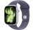 APPLE Watch Series 11 Cellular – 46 mm Silver Aluminium Case with Purple Fog Sport Band, M/L, Purple,Silver/Grey