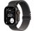 APPLE Watch Ultra 3 Cellular – 49 mm Black Titanium Case with Black Titanium Milanese Loop, Large, Black