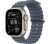 APPLE Watch Ultra 3 Cellular – 49 mm Natural Titanium Case with Anchor Blue Ocean Band, Large, Blue
