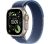 APPLE Watch Ultra 3 Cellular – 49 mm Natural Titanium Case with Bright Blue Trail Loop – M/L, Blue,Silver/Grey
