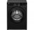 BEKO WEX840530B Bluetooth 8 kg 1400 Spin Washing Machine – Black, Black