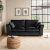 Blakeney Luxury Velvet 3 Seater Sofa Luxury Velvet Black