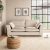 Blakeney Luxury Velvet 3 Seater Sofa Luxury Velvet Natural